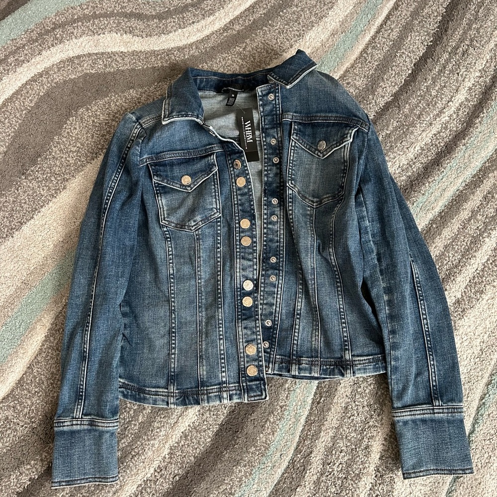 BRAND NEW WITH TAGS- White House Black Market jean jacket